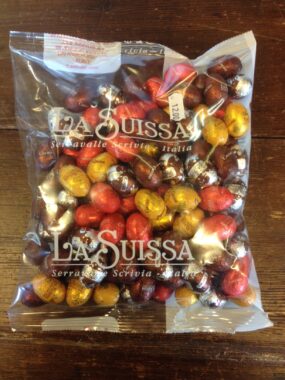 LA SUISSA OVETTI  CIOCCOLATO FONDENTI  RIPIENI BUSTA DA  1000g