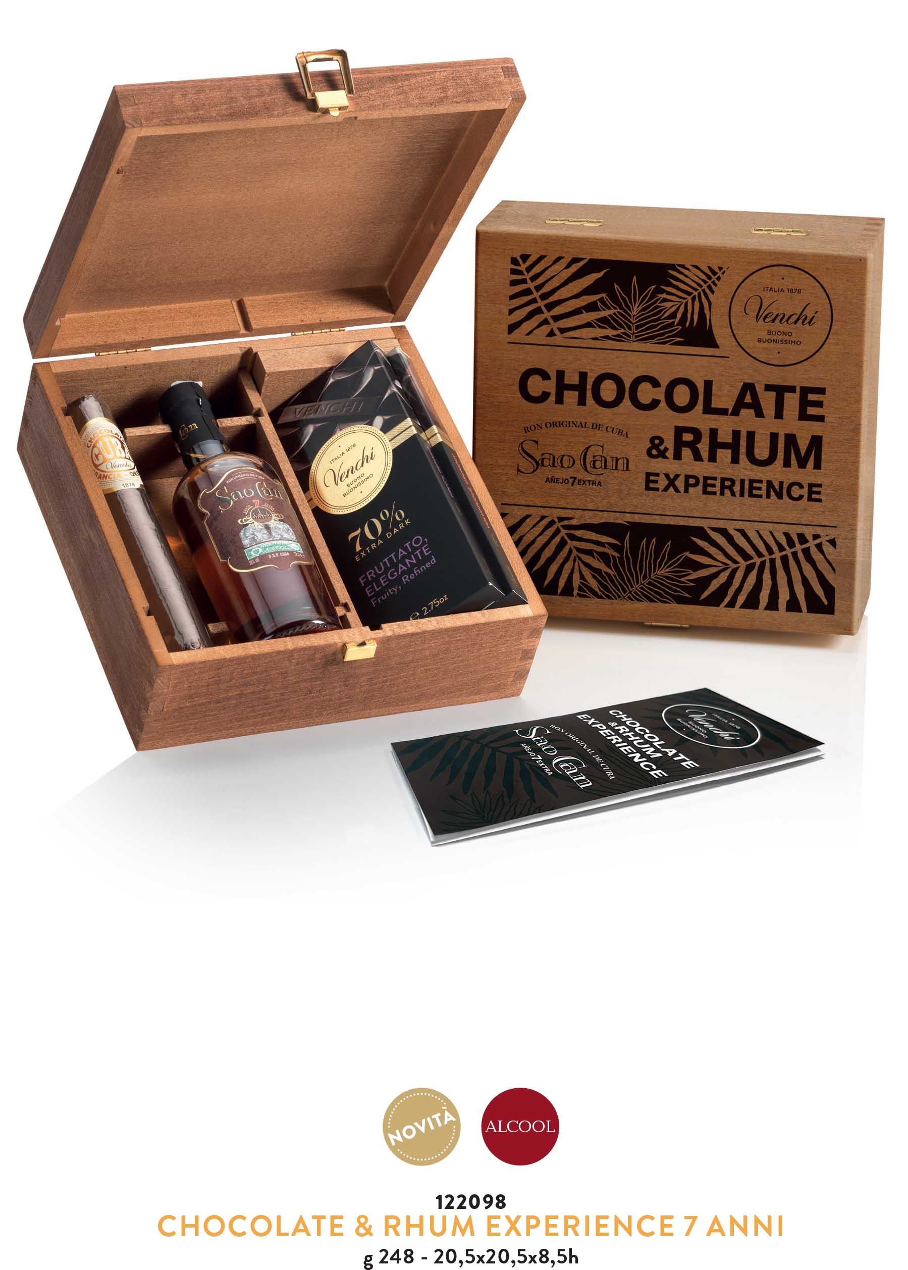 VENCHI RHUM & CHOCOLATE EXPERIENCE 248 gr