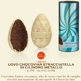venchi uovo stracciatella 330 gr latta cilindrica