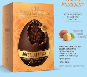 BARATTI E MILANO NOCCIOLATO FONDENTE 70% 370 GR NOCCIOLE INTERE