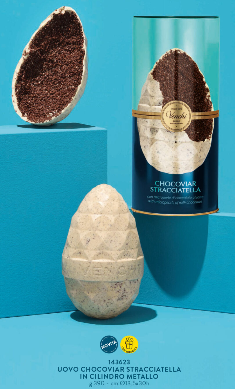 venchi uovo chocaviar straccaiatella