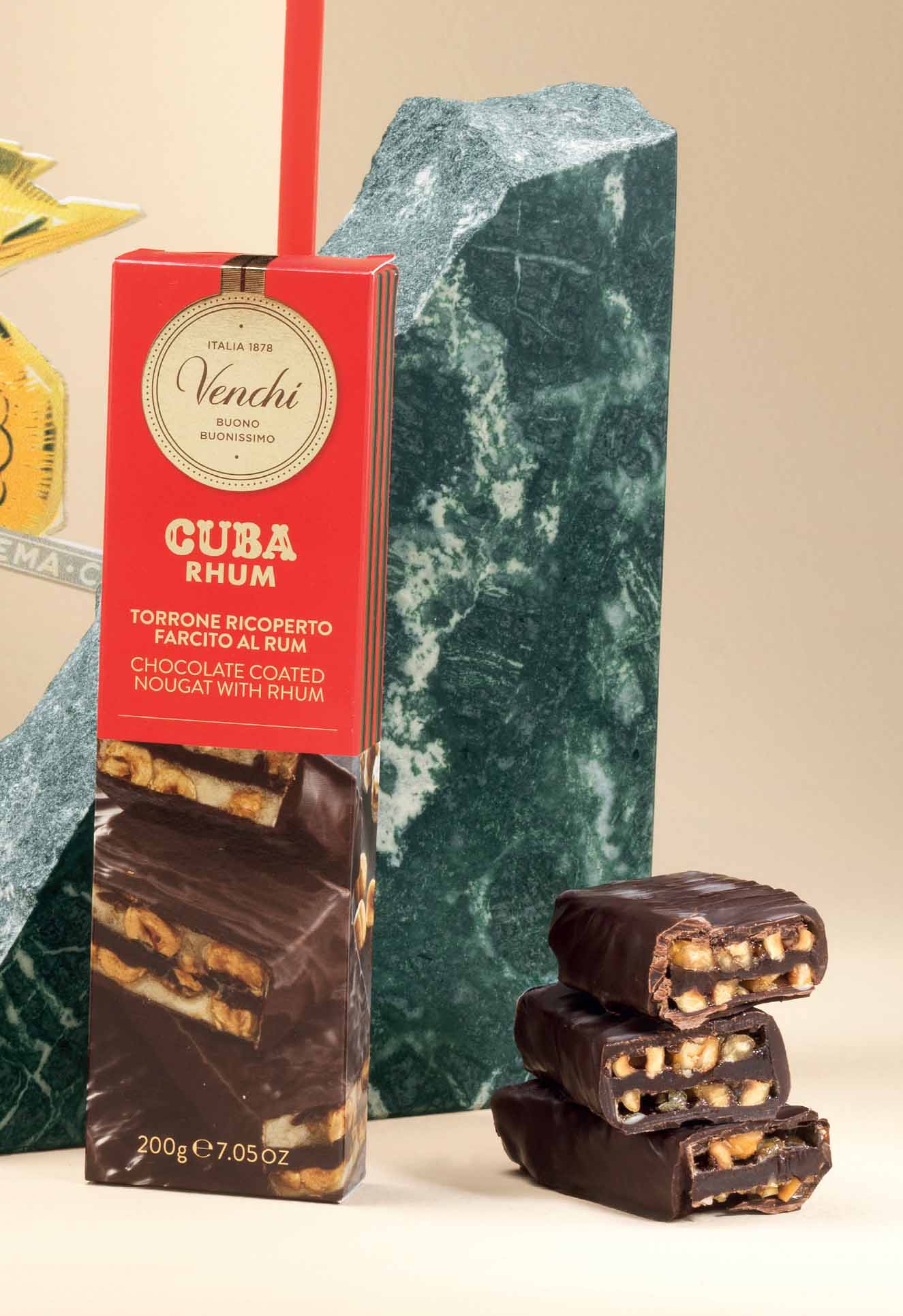 VENCHI  TORRONE CUBA RHUM 200 GR