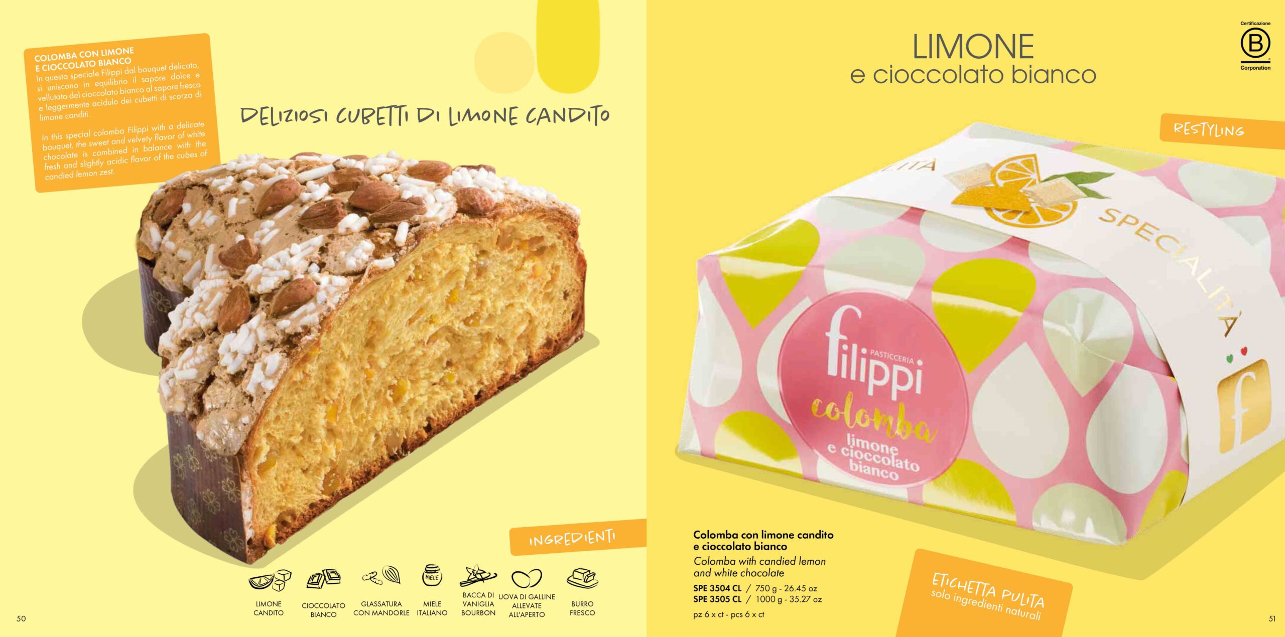 FILIPPI COLO,BA AL LIMONE E CIOCCOLATO BIANCO